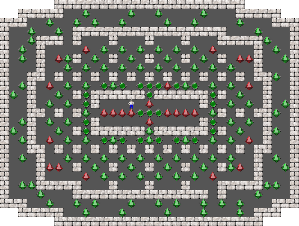 Sokoban David W. Skinner Arranged level 159